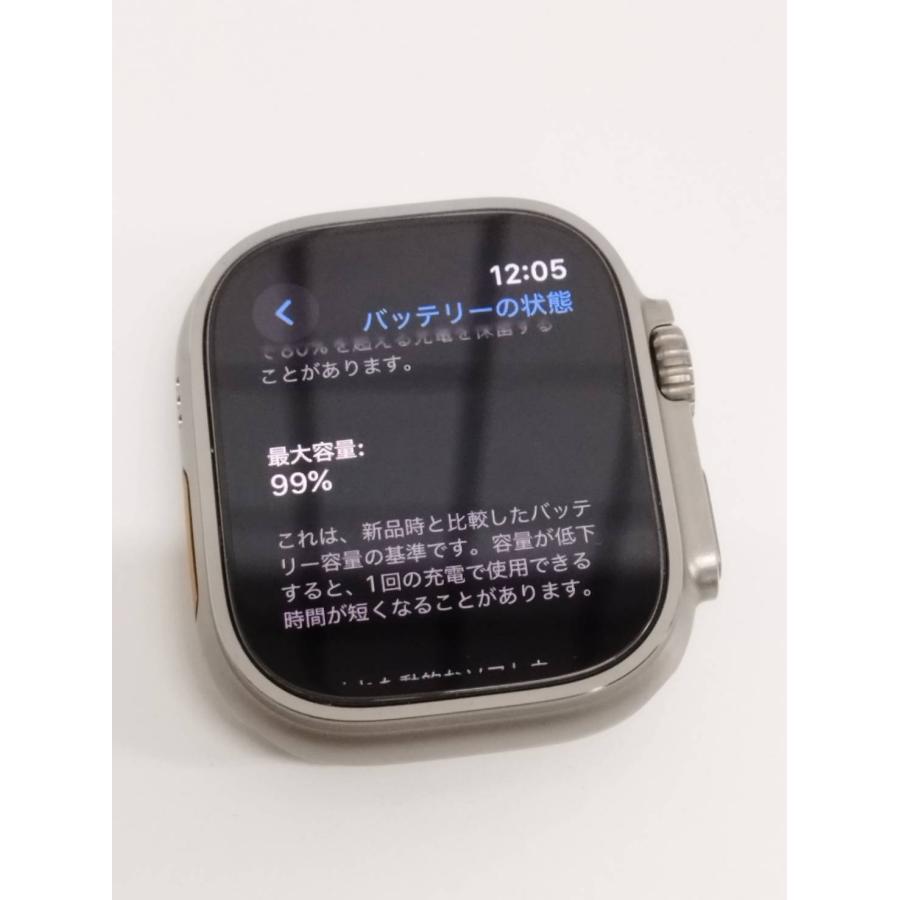 良品】Apple Watch Ultra 2/GPS+セルラー/49mm/A2986/チタニウム