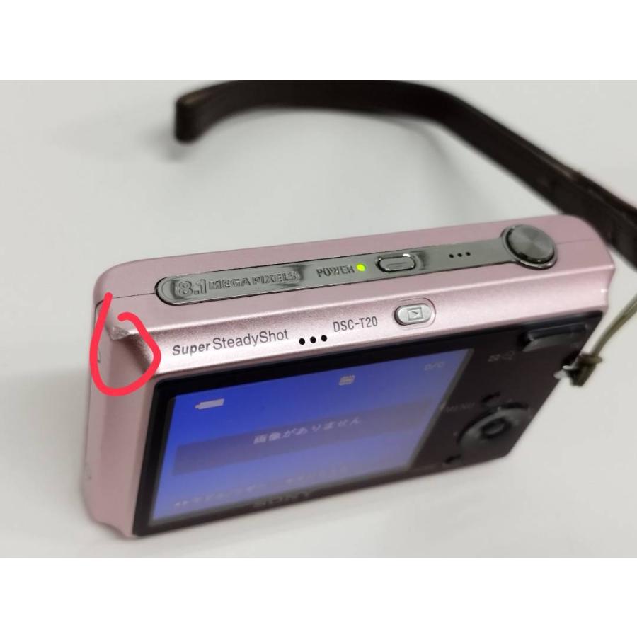 SONY Cyber-shot DSC-T20 デジタルカメラ/ピンク : 中古パソコン