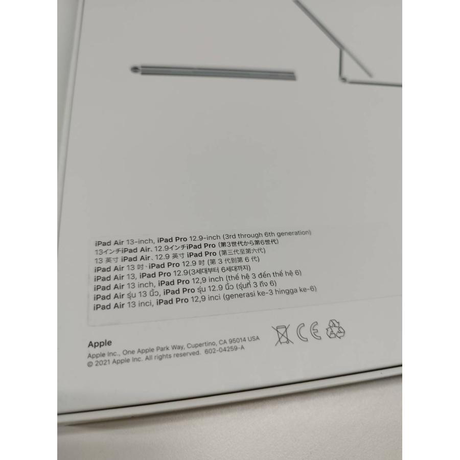 iPad Magic Keyboard/A2480/日本語配列/ホワイト〈MJQL3J/A〉(iPad Air