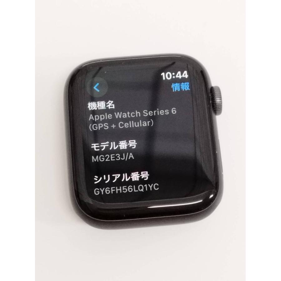 Apple Watch Series 6/GPS+セルラー/44mm/A2376/スペースグレー 