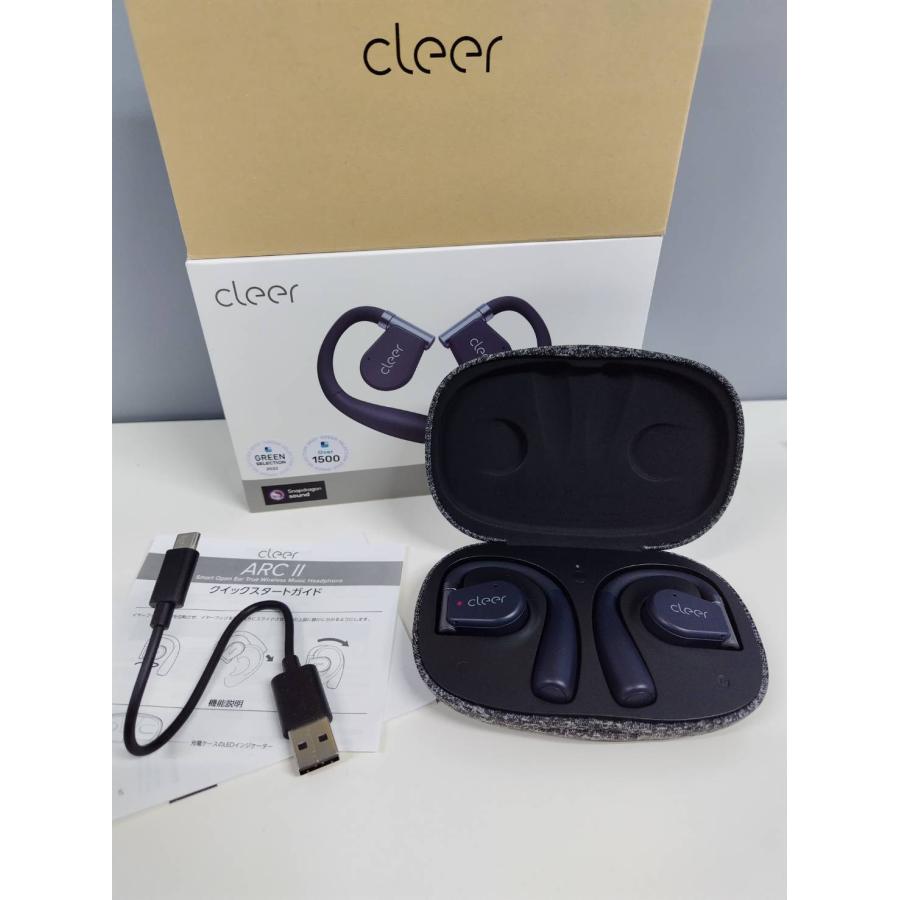 未使用に近い】cleer ARC II/ワイヤレスイヤホン/オープンイヤー
