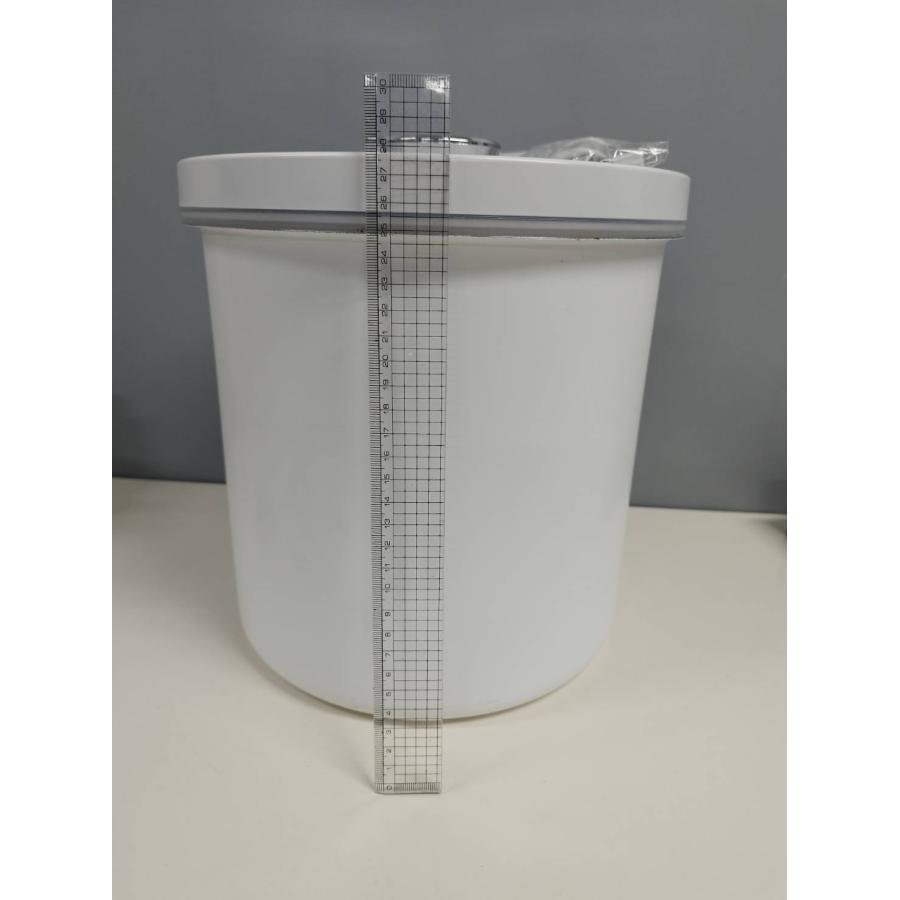 OoBLE 真空保存容器 13L(お米10kg)/ホワイト : 中古パソコンショップNS