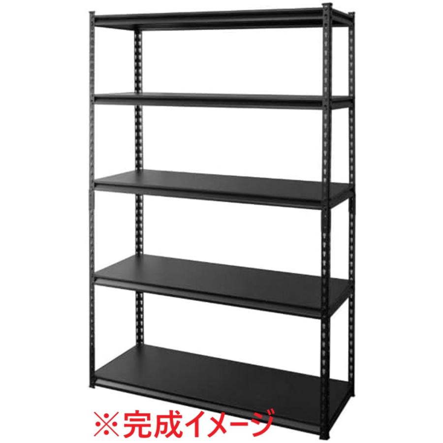 開封済み未使用品】スチールラック/メタルラック/STR-1200/幅120cm (5 