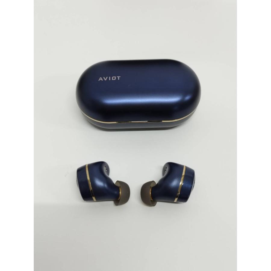 美品】AVIOT TE-W1/ワイヤレスイヤホン/ドーンネイビー : 中古パソコン