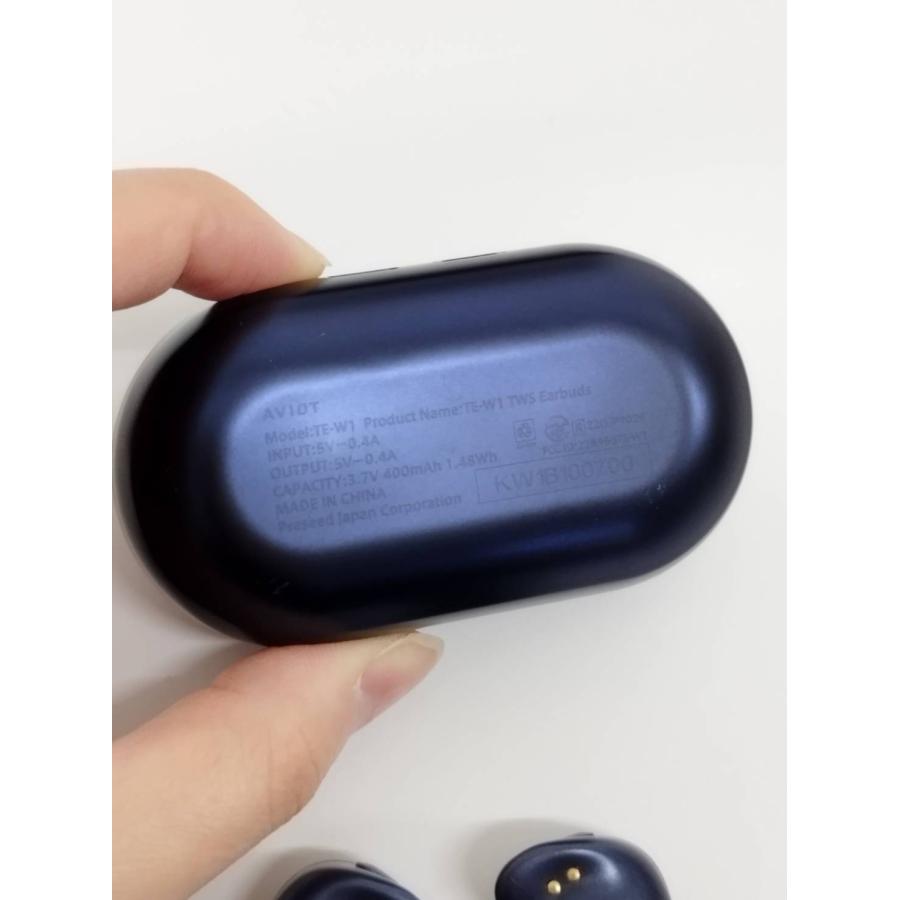 美品】AVIOT TE-W1/ワイヤレスイヤホン/ドーンネイビー : 中古パソコン