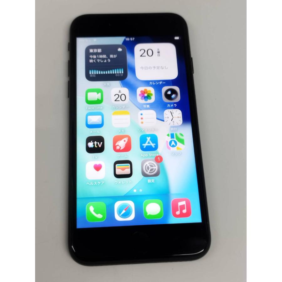【良品】iPhone SE 第2世代/SIMフリー/A2296/64GB/ブラック〈NX9R2J/A〉バッテリー95％ |  | 01