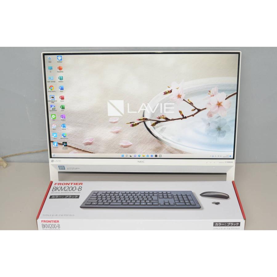 中古良品 一体型パソコン 最新Windows11+office NEC DA700/K 高性能core i7-8550U/大容量爆速