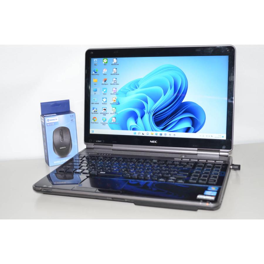 中古ノートパソコン Windows11+office 新品爆速SSD512GB NEC LL750/F