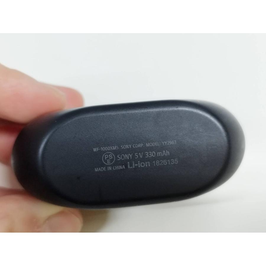 美品　SONY WF-1000XM5 ブラック　充電ケースのみ　charger SONY WF-1000XM5 YY2963/充電ケースのみ！（ブラック） : 中古