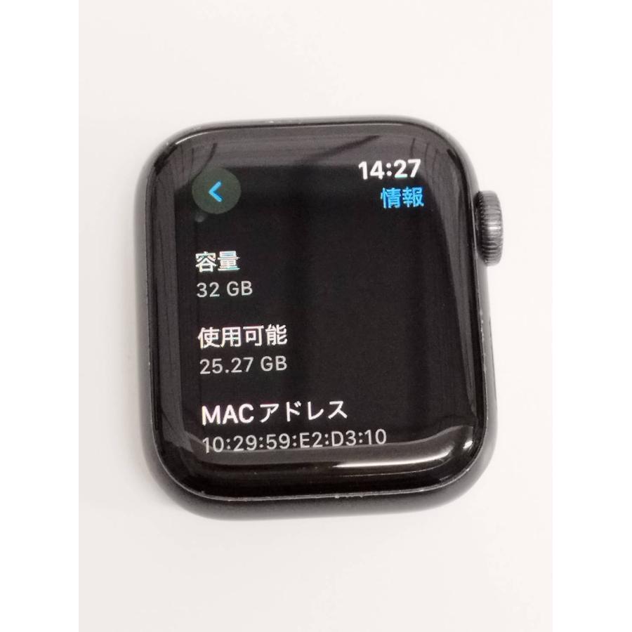 Apple Watch Series 5/GPS/40mm/A2092/スペースグレー〈MWV82J/A〉 (2