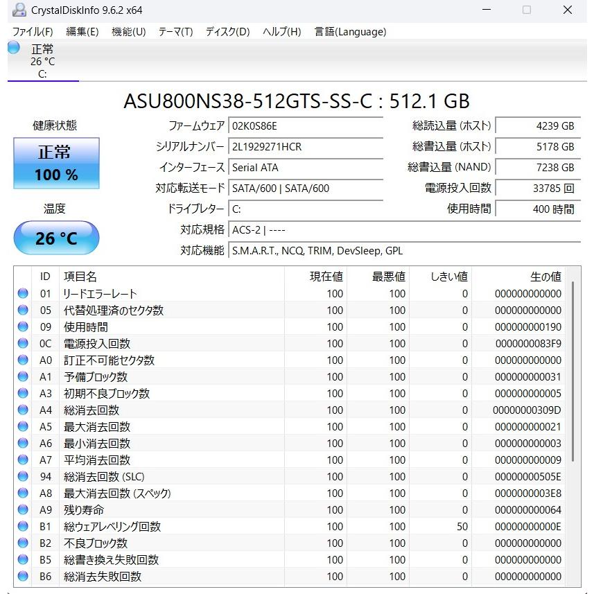 中古ノートPC】mouse〈B5-R7〉AMD Ryzen 7/SSD512GB/メモリ16GB (4 