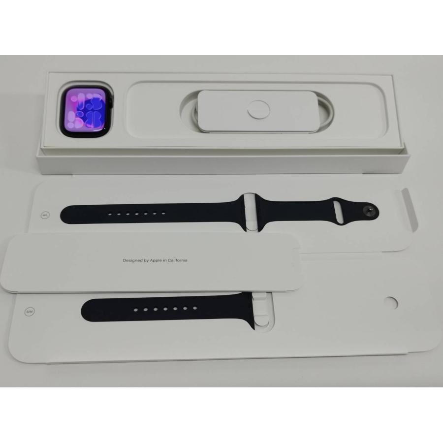 Apple Watch Series 7/GPS/45mm/A2474/ミッドナイト〈MKN53J/A〉 (4