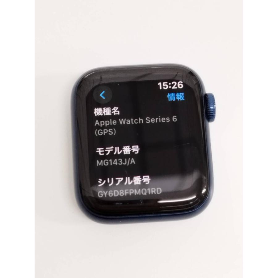 Apple Watch Series 6/GPS/40mm/A2291/ブルー〈MG143J/A〉 (1) : 中古