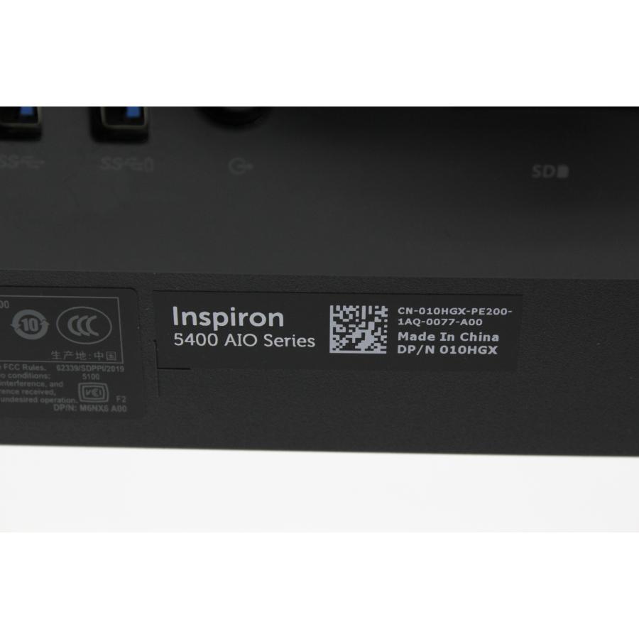 中古一体型デスクトップPC】Dell〈Inspiron 5400 AIO〉Intel Core i3