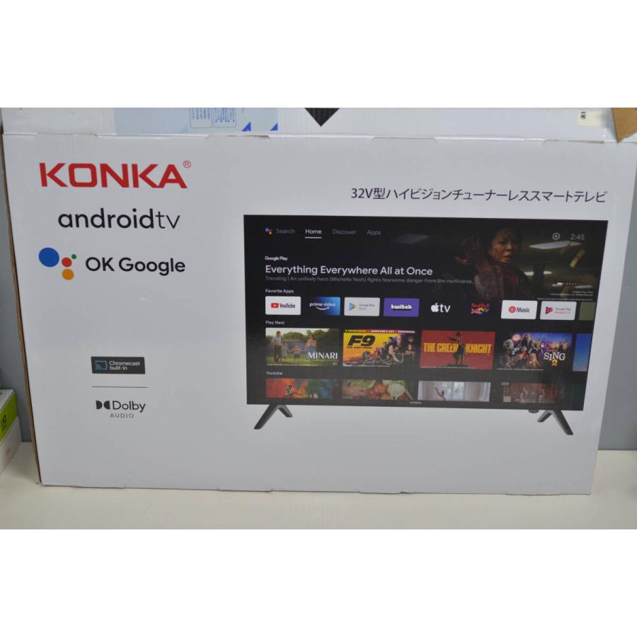 中古良品 KONKA KM32RR680N チューナーレス液晶テレビ [ 32V型 / フルハイビジョン / YouTube 対応 ] (TVチューナー非搭載) 中古良品 KONKA KM32RR680N チューナーレス液晶テレビ [ 32V型 / フル