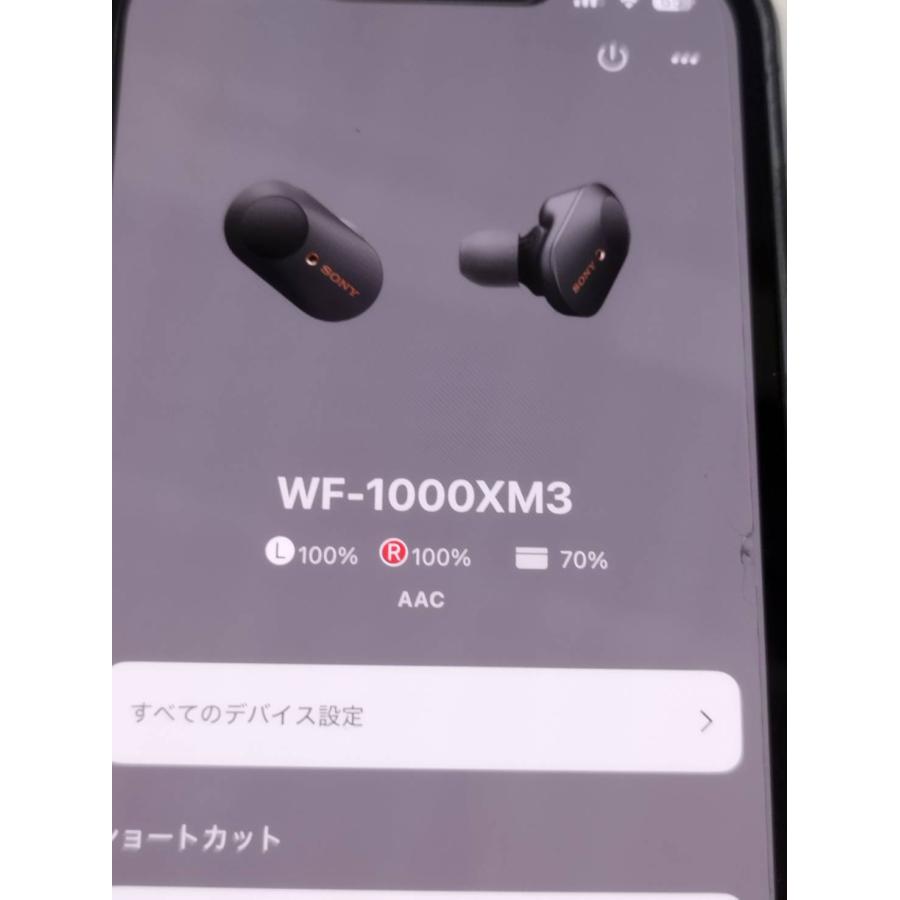 【未使用】SONY WF-1000XM3 ブラック ワイヤレスイヤホン SONY WF-1000XM3/ワイヤレスイヤホン/ブラック/左耳のみ！ : 中古