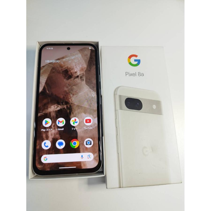 赤ロム補償】Google pixel 8a/G576D/128GB/スマホ/Android : 中古