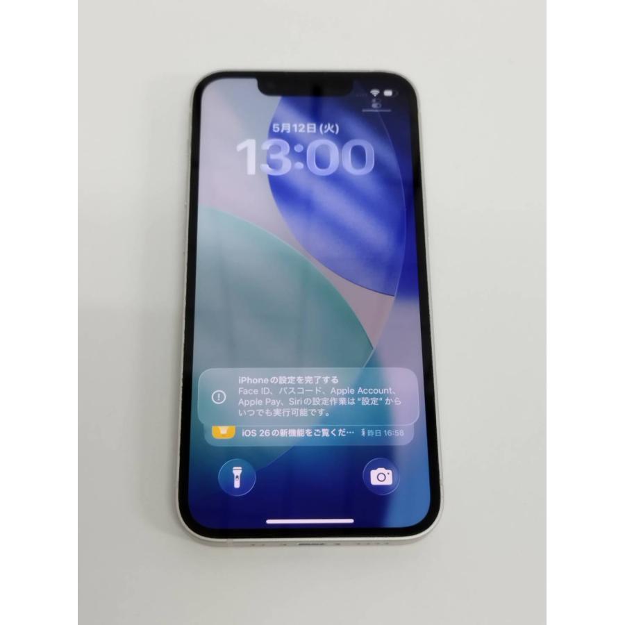 赤ロム補償】iPhone 13 mini/SIMフリー/A2626/256GB/スターライト 