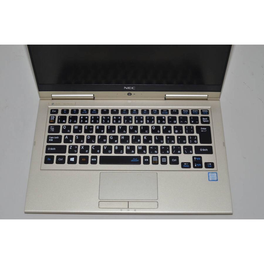 中古軽量ノートパソコン NEC HZ750/G core i7-7500U Windows11+office