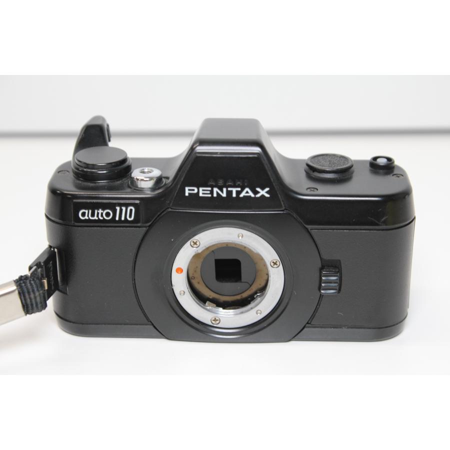 PENTAX auto 110 レンジファインダーカメラ 動作確認済み 現状品】PENTAX/AUTO 110/レンズ付き/ポケットカメラ/フィルム一眼レフ