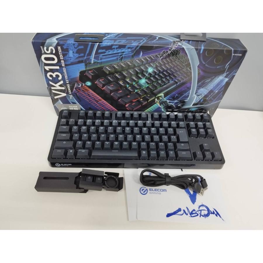 ELECOM VK310s TK-VK310S RGB Edition ゲーミングキーボード ELECOM VK310s TK-VK310S RGB Edition ゲーミングキーボード : 中古