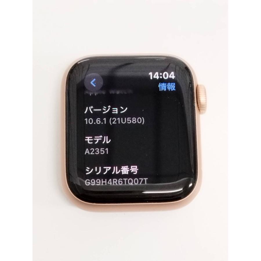 Apple Watch SE 第1世代/GPS/40mm/A2351/ゴールド〈MKQ03J/A〉 (9