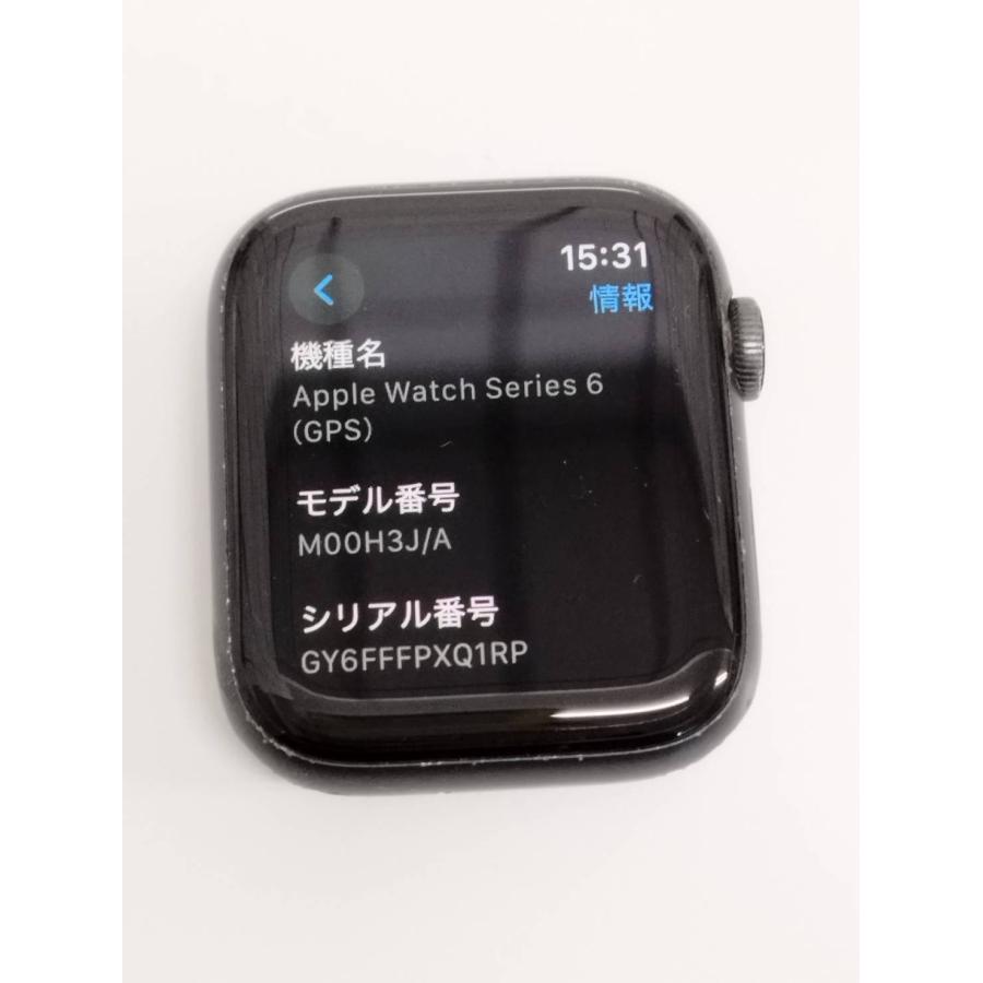 Apple Watch Series 6/GPS/44mm/A2292/スペースグレー〈M00H3J/A〉 (8