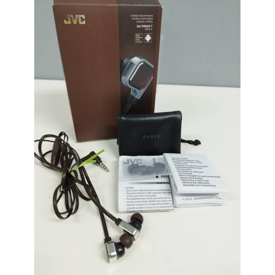JVC esnsy HA-FR65S-T/有線イヤホン/ブラウン : 中古パソコンショップ