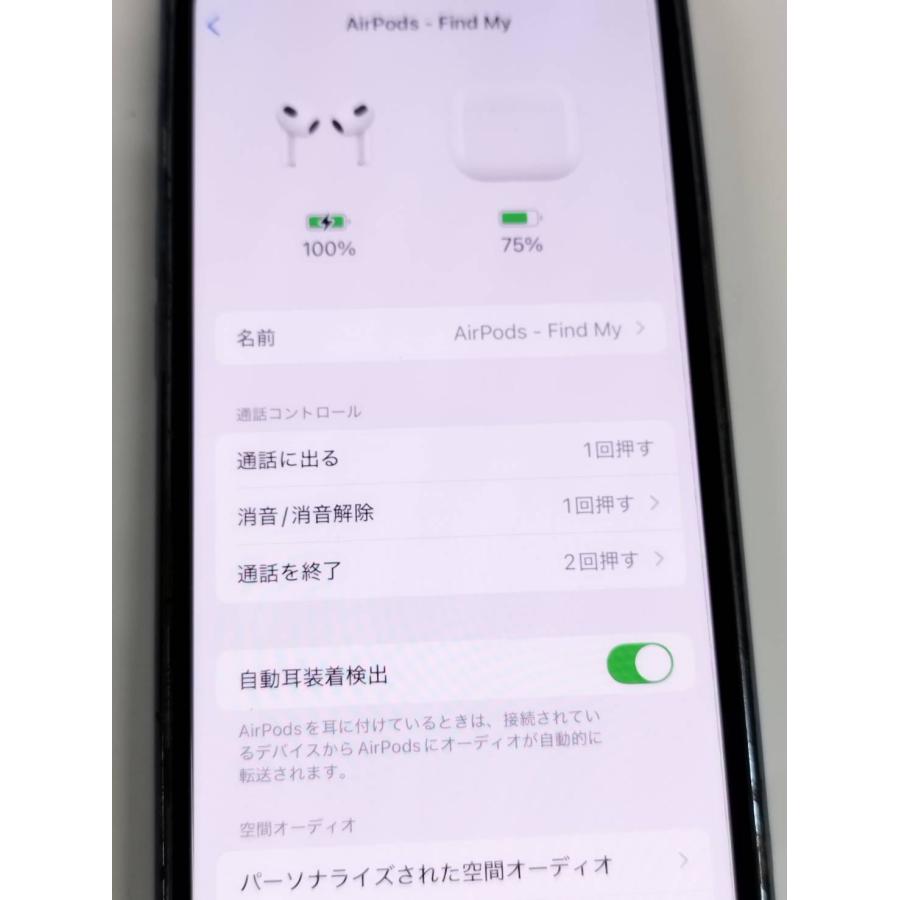 正規品】Apple AirPods 第3世代/A2564/ワイヤレスイヤホン/左耳のみ