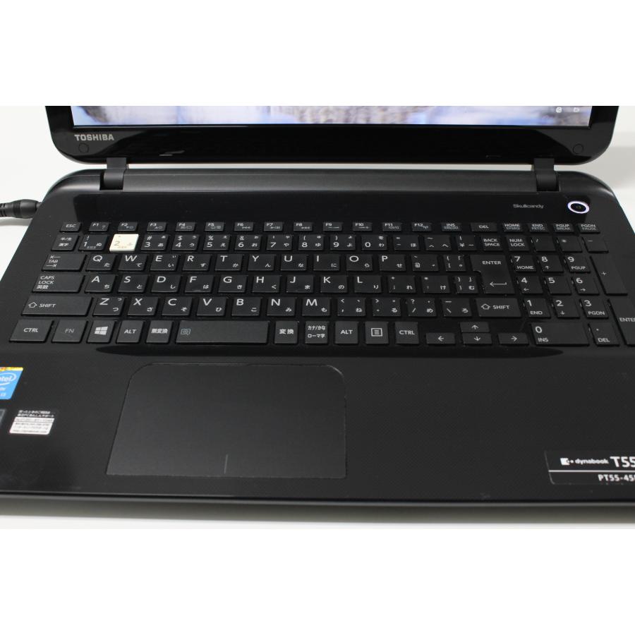 中古ノートPC】東芝〈dynabook T55/45MB〉Intel Core i3/SSD240GB