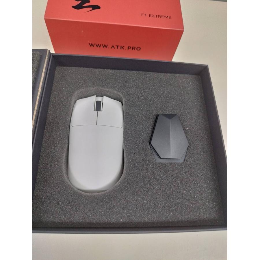 美品】ATK 烈空 F1 EXTREME/ワイヤレスゲーミングマウス/ホワイト 