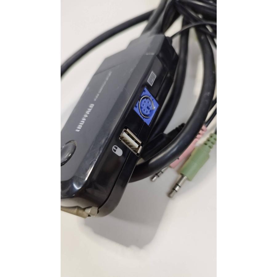 iBUFFALO パソコン自動切替器 DVI接続 リモートスイッチ付