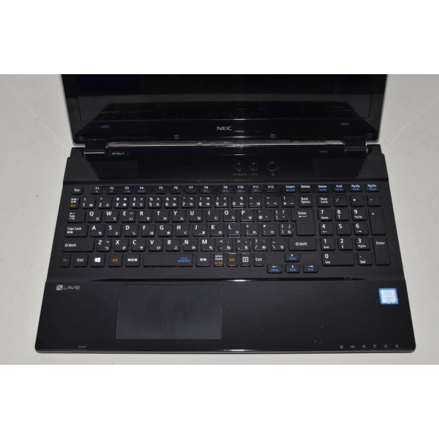 【NEC】NS700 高性能i7 SSD512GB 16GB ブラックノートPC 中古良品ノートパソコン NEC NS700/F Windows11+office 新品爆速