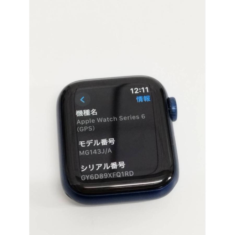 Apple Watch Series 6/GPS/40mm/A2291/ブルー〈MG143J/A〉 : 中古 