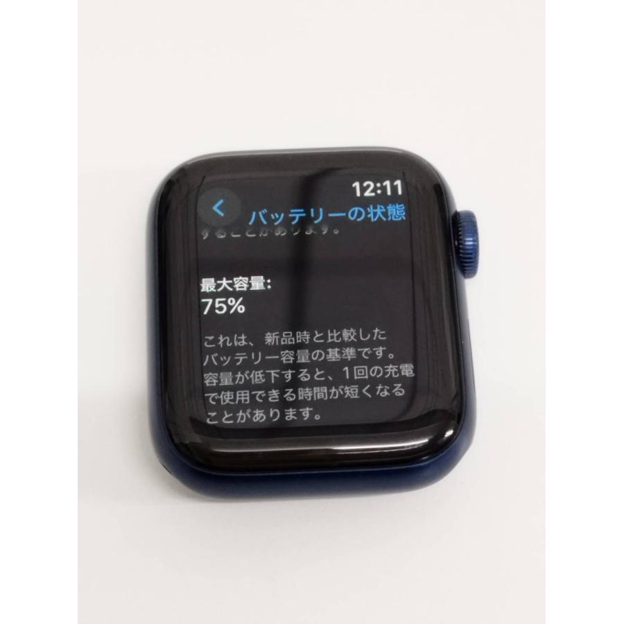 Apple Watch Series 6/GPS/40mm/A2291/ブルー〈MG143J/A〉 : 中古