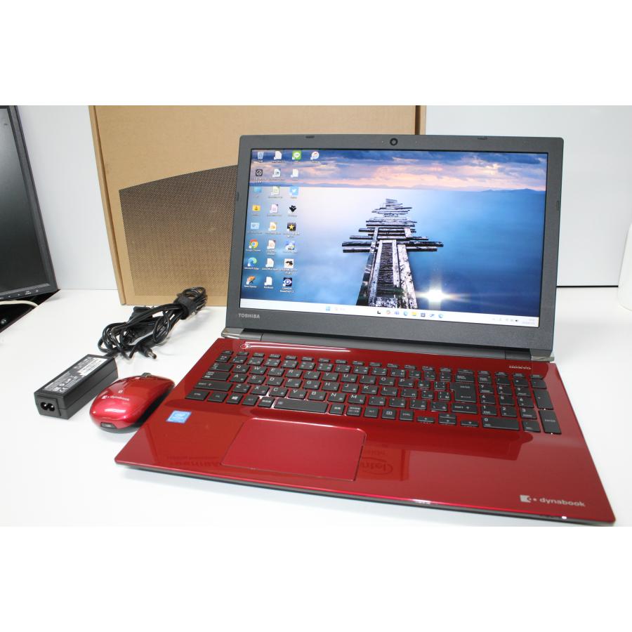 中古ノートPC】東芝〈dynabook T45/ER〉Intel celeron/SSD256GB/メモリ