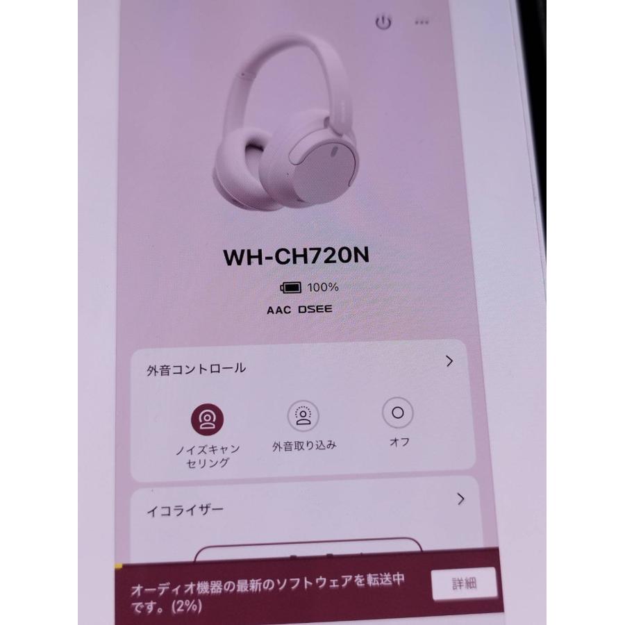 良品】SONY WH-CH720N/YY2966/ワイヤレスヘッドホン/ピンク : 中古