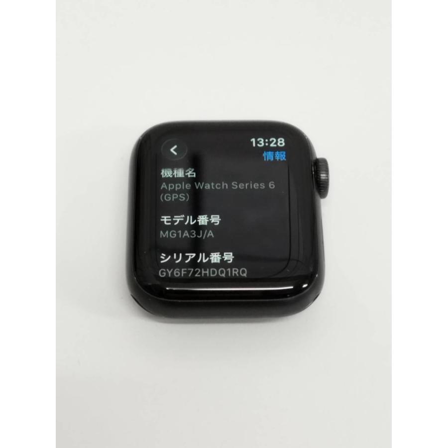 Apple Watch Series 6/GPS/40mm/A2291/スペースグレー〈MG1A3J/A〉 (2 
