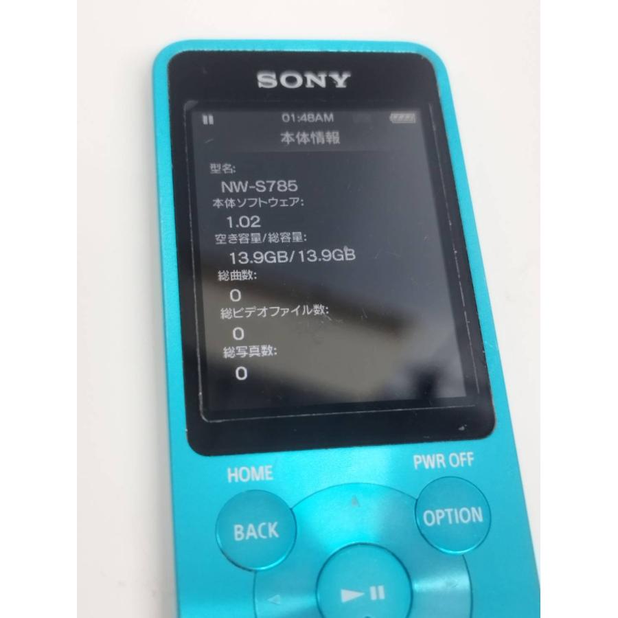 SONY ウォークマン NW-S785/16GB/ブルー |  | 02