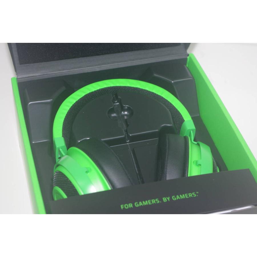 中古　Razer Kraken Green ゲーミングヘッドセット　動作確認済み｜computer-store｜04