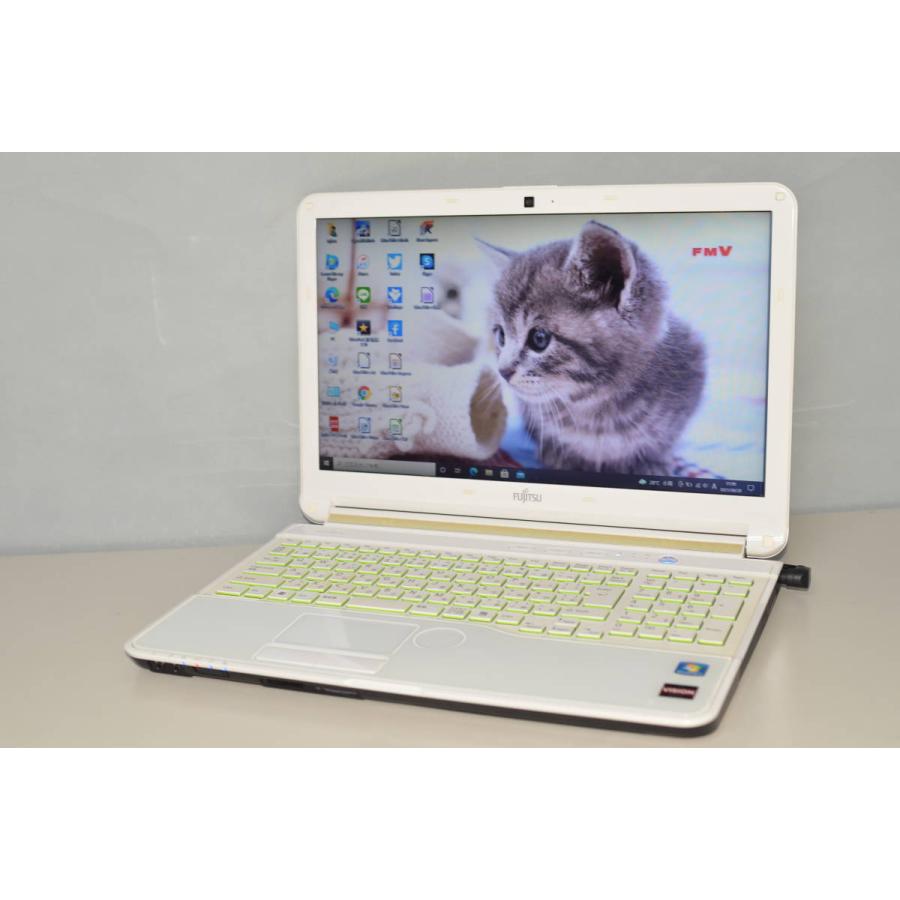 最新Windows10+office富士通 LIFEBOOK AH53/H AMD A6-3420M/4GB/HDD1TB