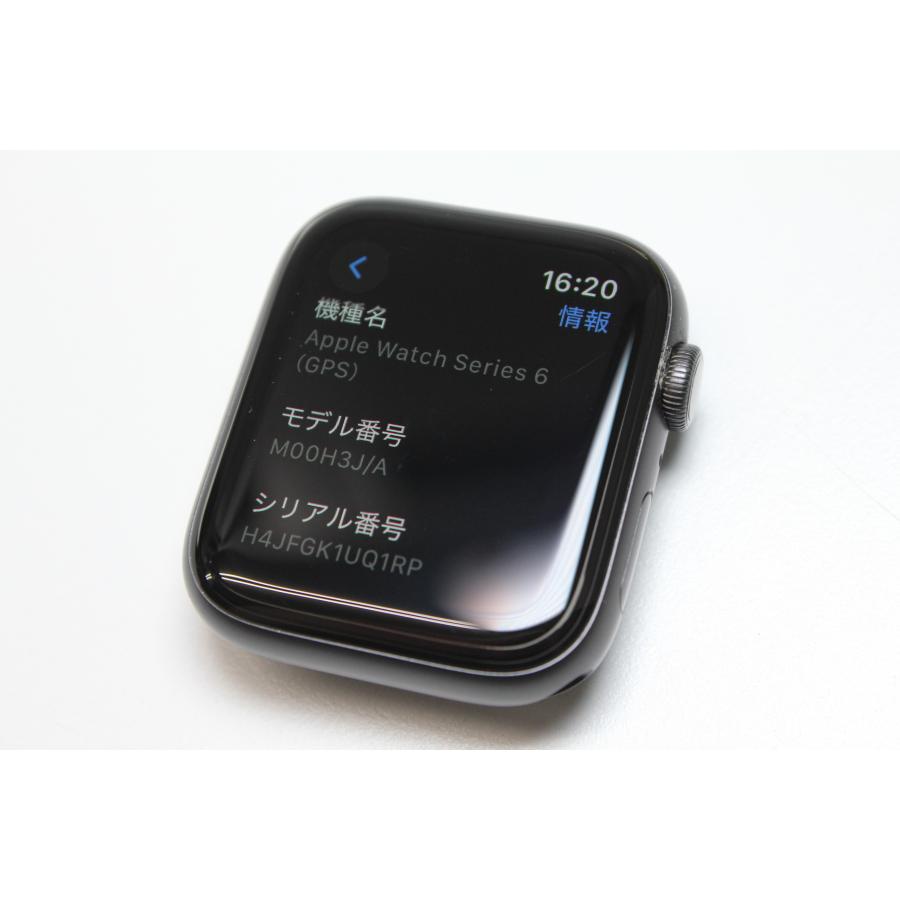 Apple Watch Series 6/GPS/44mm/A2292/スペースグレー〈M00H3J/A〉 (3) Apple Watch Series 6（GPSモデル）- 44mmスペースグレイアルミニウム