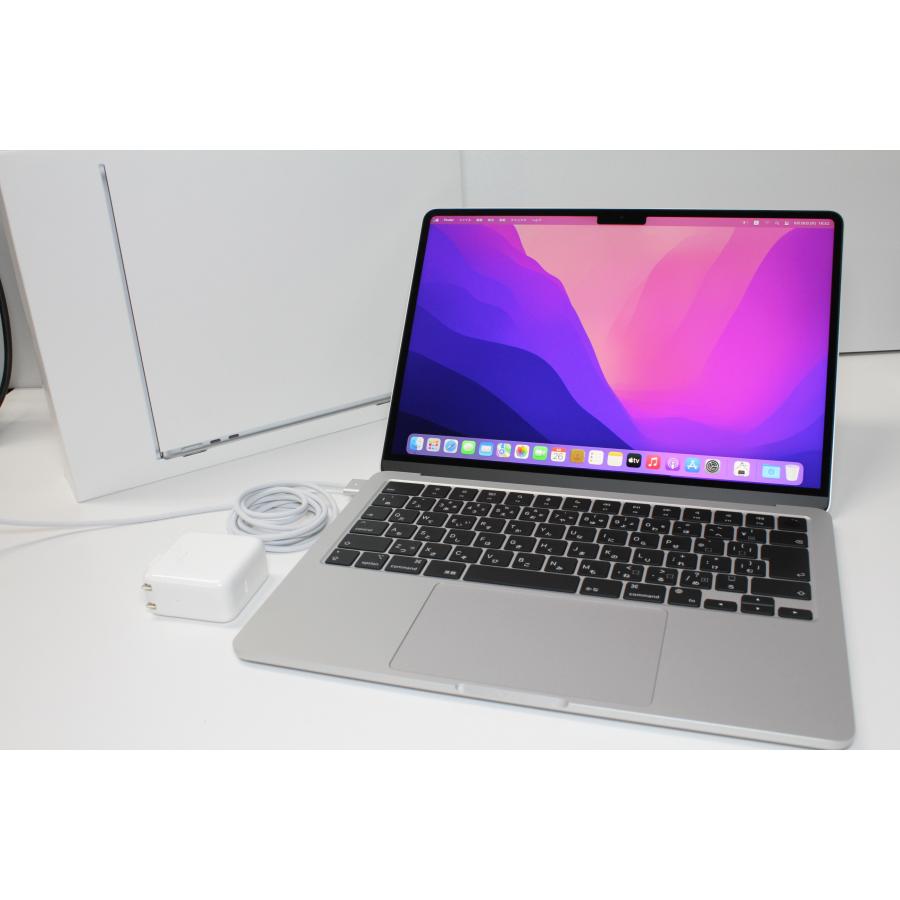 現状品】MacBook Air（M2,2022）256GB/8GB〈MLXY3J/A〉(4