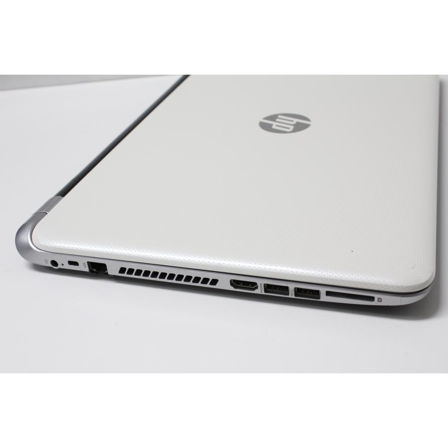 中古品 HP Win10ノートPC 15.6インチ ホワイト ACアダプター付 中古品 HP Win10ノートPC 15.6インチ ホワイト ACアダプター付