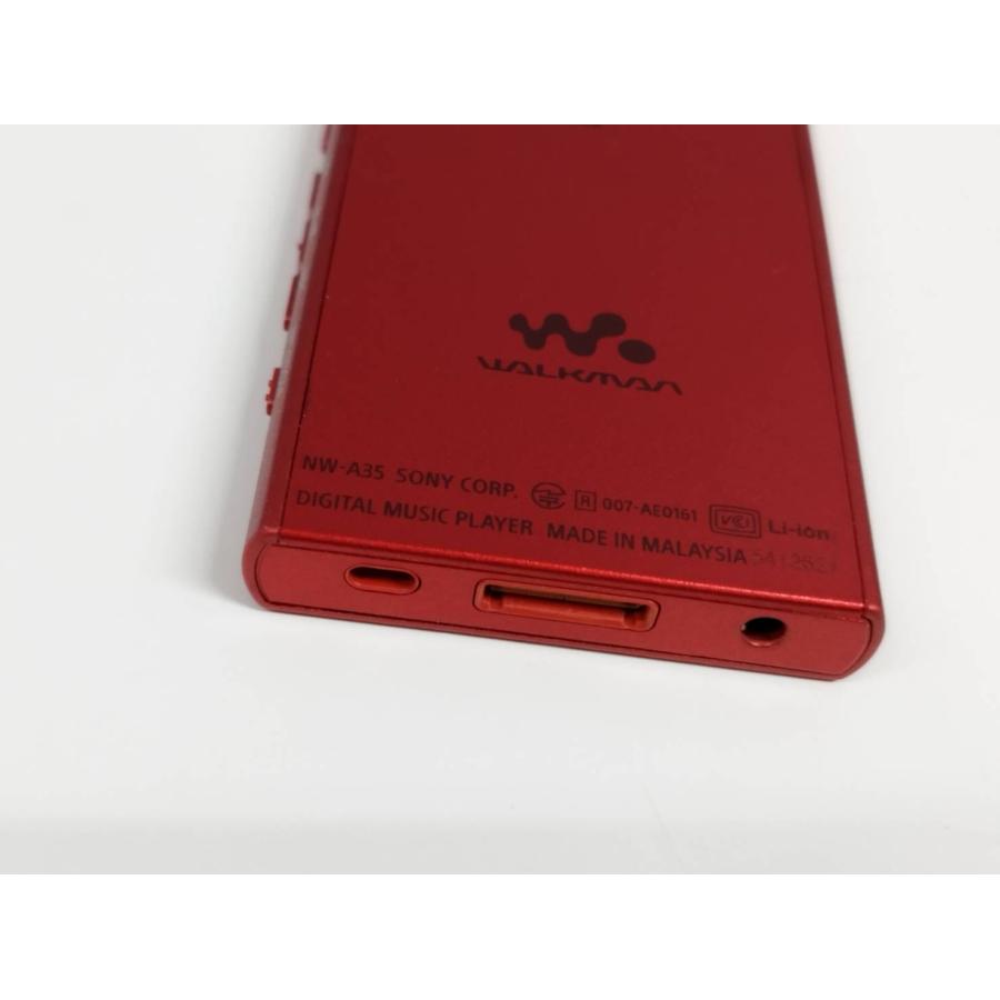 美品】SONY ウォークマン NW-A35/16GB/シナバーレッド : 中古パソコン 