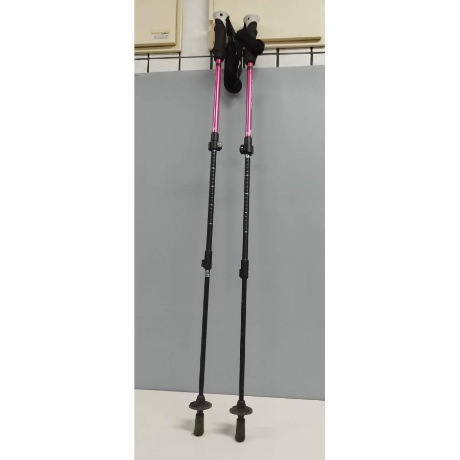 キザキ STRAWBERRY FIELD 110cm/トレッキングポール/ピンク キザキ STRAWBERRY FIELD 110cm/トレッキングポール/ピンク : 中古