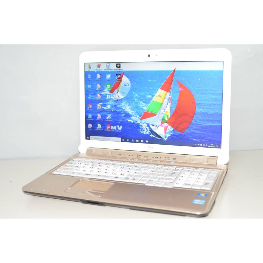1台限定 新品SSD ノートパソコン Windows10 中古良品 15.6型 富士通 AH