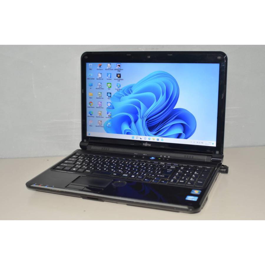 富士通 AH55/GC i5-2450M/新品爆速SSD256GB/メモリ8GB 中古良品ノートパソコン 富士通 AH55/GC Windows11+office core