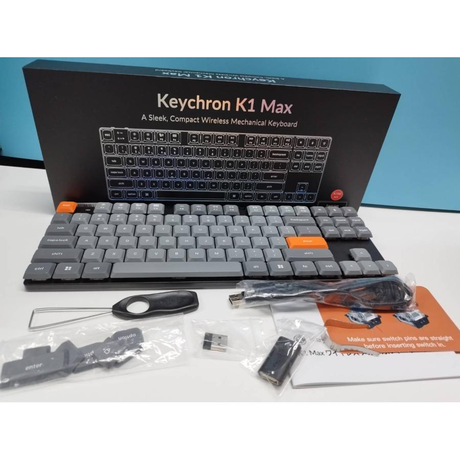 keychron キークロン/キーボード/K1 Max/K1M-H3-JIS/4895248875550/Aランク/77【中古】 keychron キークロン/キーボード/K1 Max/K1M-H3-JIS
