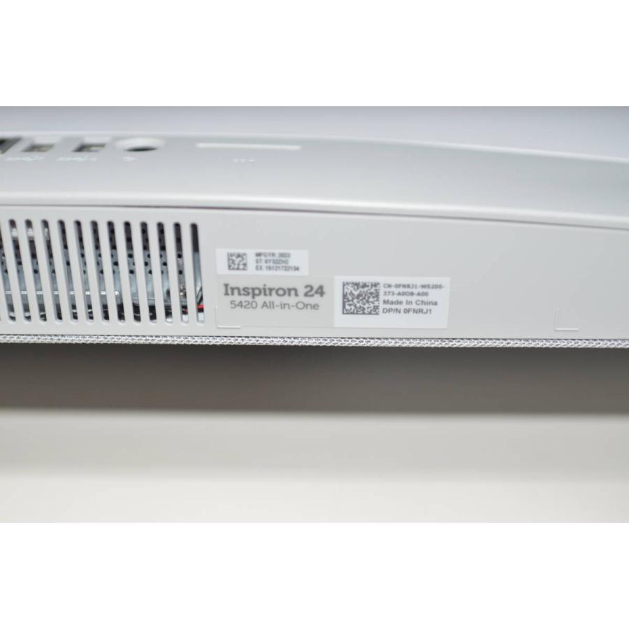 中古良品一体型パソコン DELL Inspiron 24 5420 Windows11+office core i5-1335U/爆速SSD512GB/メモリ16GB/23.8インチ/無線/webカメラ内蔵 中古一体型パソコン DELL Inspiron 24 5420 Windows11+office 第13世代